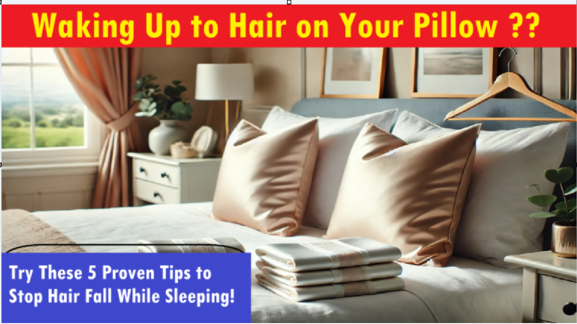 Waking Up to Hair on Your Pillow Try These 5 Proven Tips to Stop Hair Fall While Sleeping!